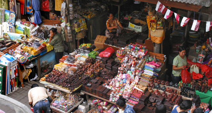 Indonesia Isla de Bali Mercado de Ubud Mercado de Ubud Bali - Isla de Bali - Indonesia