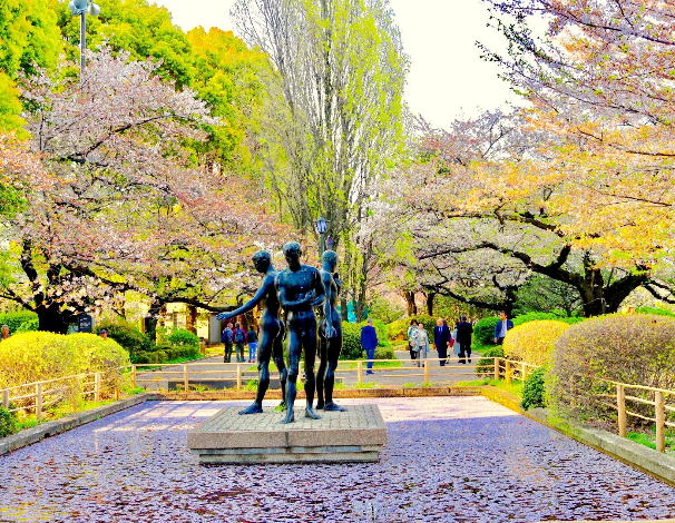 Japón Tokio Parque Chidorigafuchi Parque Chidorigafuchi Tokio - Tokio - Japón