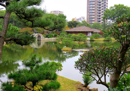 Japón Hiroshima  Jardín Sukkei-en Jardín Sukkei-en Hiroshima - Hiroshima  - Japón