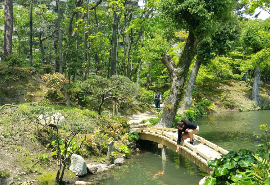 Japón Hiroshima  Jardín Sukkei-en Jardín Sukkei-en Hiroshima - Hiroshima  - Japón