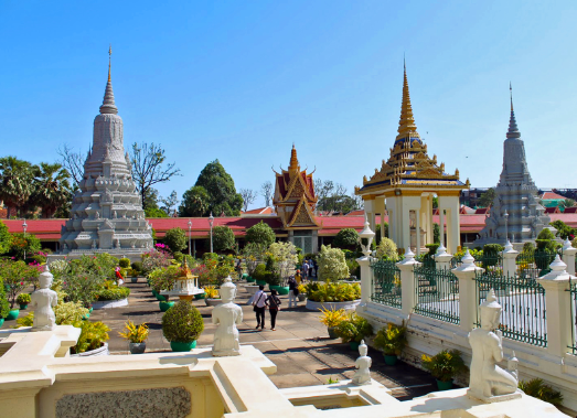 Camboya Phnom Penh Templo de la pagoda de plata Templo de la pagoda de plata Phnom Penh - Phnom Penh - Camboya