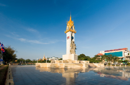 Monumento a la amistad Camboya-Vietnam