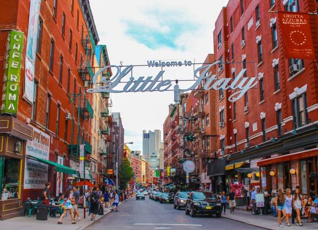 United States of America New York Little Italy Neighborhood Little Italy Neighborhood New York - New York - United States of America