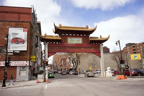 Canadá Montreal barrio chino de montreal barrio chino de montreal Quebec - Montreal - Canadá