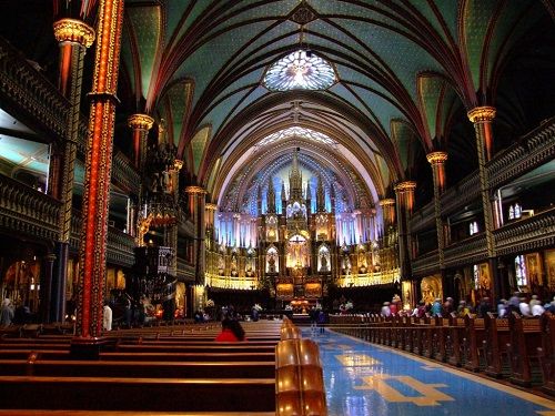 Canadá Montreal Basílica de Notre-Dame Basílica de Notre-Dame Montreal - Montreal - Canadá