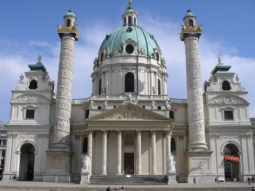 Austria Viena Iglesia de San Carlos Borromeo Iglesia de San Carlos Borromeo Viena - Viena - Austria