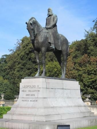 Belgium Brussels Leopold II equestrian statue Leopold II equestrian statue Brussels - Brussels - Belgium