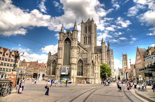 Bélgica Ghent  Iglesia de San Nicolás Iglesia de San Nicolás Ghent - Ghent  - Bélgica