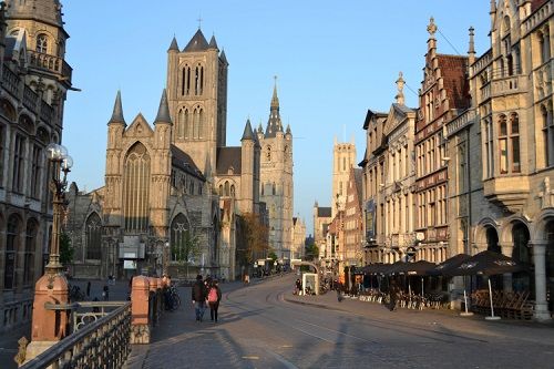 Bélgica Ghent  Iglesia de San Nicolás Iglesia de San Nicolás Ghent - Ghent  - Bélgica