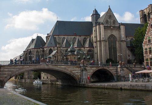 Bélgica Ghent  Puente de San Miguel Puente de San Miguel Ghent - Ghent  - Bélgica