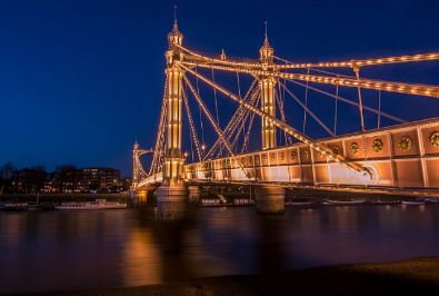 El Reino Unido Londres Albert Bridge Albert Bridge Londres - Londres - El Reino Unido