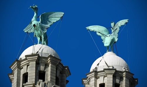 El Reino Unido Liverpool  Royal Liver Building Royal Liver Building Merseyside - Liverpool  - El Reino Unido