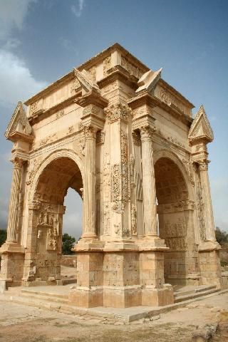Libia Leptis Magna Restos Romanos Restos Romanos Al Marqab - Leptis Magna - Libia