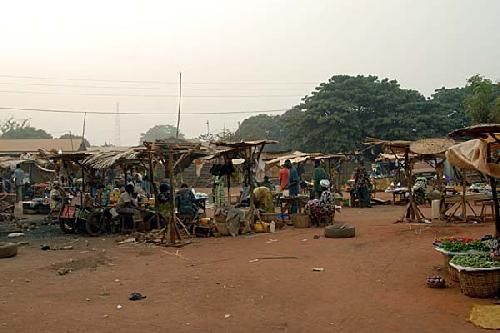 Benin Abomey The market The market Benin - Abomey - Benin