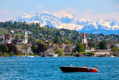 Suiza Zurich Lago de Zurich Lago de Zurich Zurich - Zurich - Suiza