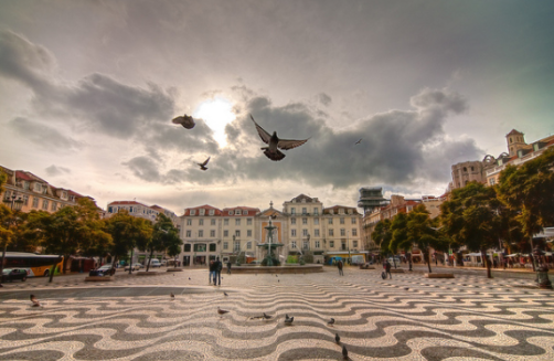 Portugal Lisbon El Rossio Square El Rossio Square Lisbon - Lisbon - Portugal