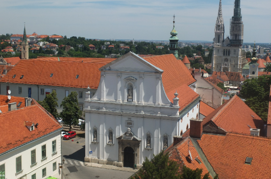 Croacia Zagreb Iglesia de Santa Catalina Iglesia de Santa Catalina Grad Zagreb - Zagreb - Croacia