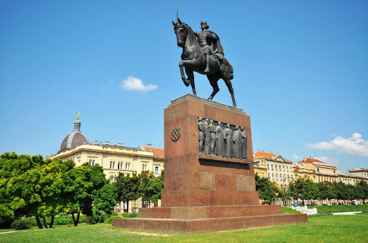 Croacia Zagreb Monumento al Rey Croata Tomislav Monumento al Rey Croata Tomislav Monumento al Rey Croata Tomislav - Zagreb - Croacia