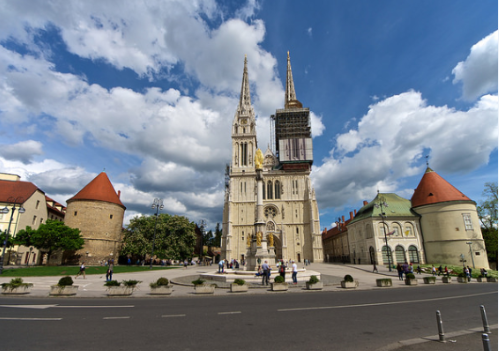 Croacia Zagreb Catedral de Zagreb Catedral de Zagreb Grad Zagreb - Zagreb - Croacia