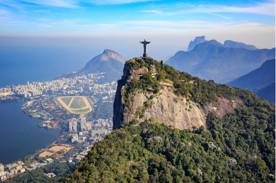 Brazil Rio De Janeiro Corcovado mountain Corcovado mountain Rio De Janeiro - Rio De Janeiro - Brazil