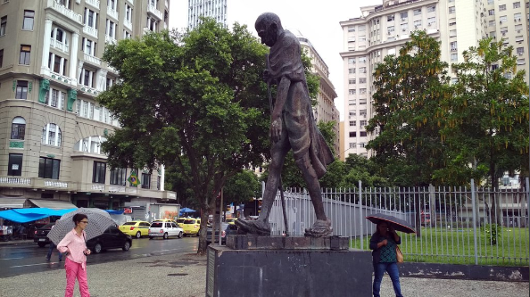 Brazil Rio De Janeiro Mahatma Gandhi Square Mahatma Gandhi Square Rio De Janeiro - Rio De Janeiro - Brazil