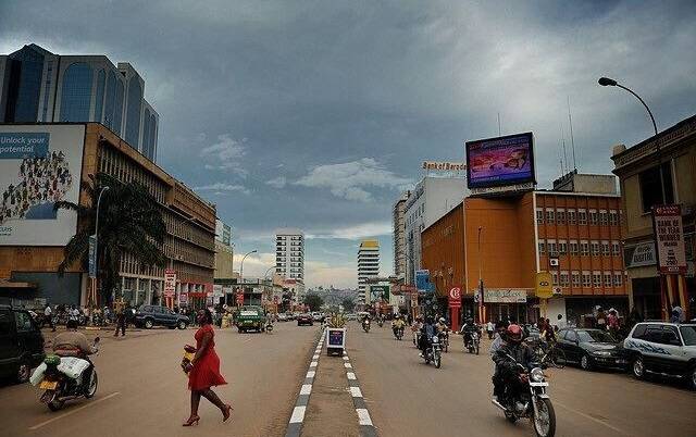 Uganda Kampala  centro de la ciudad centro de la ciudad Uganda - Kampala  - Uganda