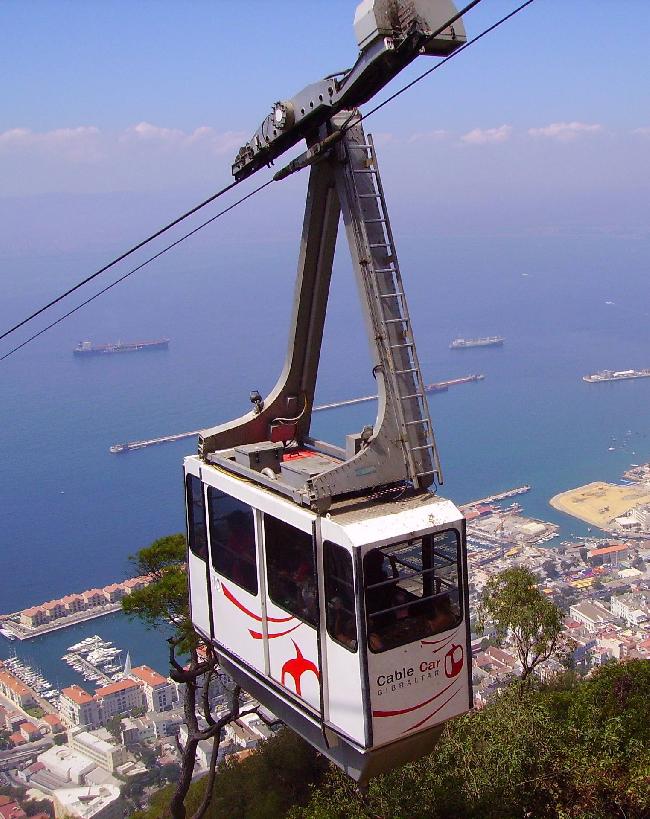 Gibraltar Gibraltar  Gibraltar Cable Car Gibraltar Cable Car Gibraltar - Gibraltar  - Gibraltar