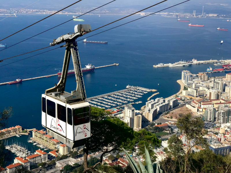 Gibraltar Gibraltar  Gibraltar Cable Car Gibraltar Cable Car Gibraltar - Gibraltar  - Gibraltar