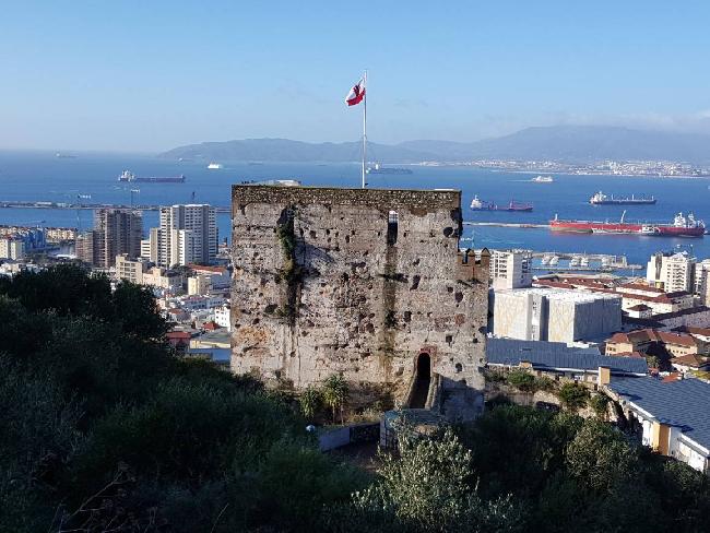 Gibraltar Gibraltar  Castillo de los Moros Castillo de los Moros Gibraltar - Gibraltar  - Gibraltar