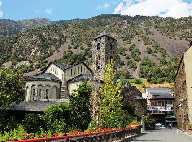 Andorra Andorra La Vella Iglesia Parroquial de Sant Esteve Iglesia Parroquial de Sant Esteve Iglesia Parroquial de Sant Esteve - Andorra La Vella - Andorra