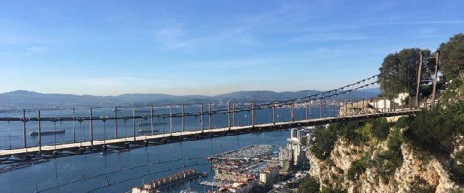 Gibraltar Gibraltar  Puente colgante de Windsor Puente colgante de Windsor Gibraltar - Gibraltar  - Gibraltar
