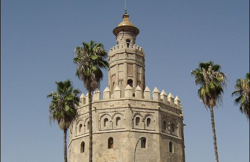 España Sevilla Torre del Oro -Museo Naval Torre del Oro -Museo Naval Sevilla - Sevilla - España