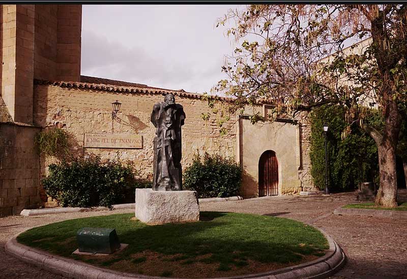 Spain Salamanca Don Miguel de Unamuno Statue Don Miguel de Unamuno Statue Salamanca - Salamanca - Spain