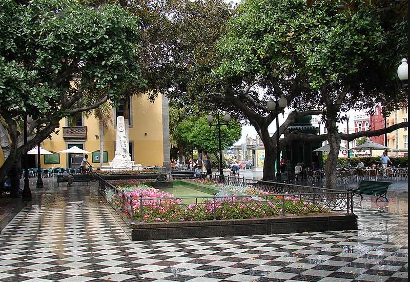 Spain Las Palmas Hurtado de Mendoza Square Hurtado de Mendoza Square Canary Islands - Las Palmas - Spain