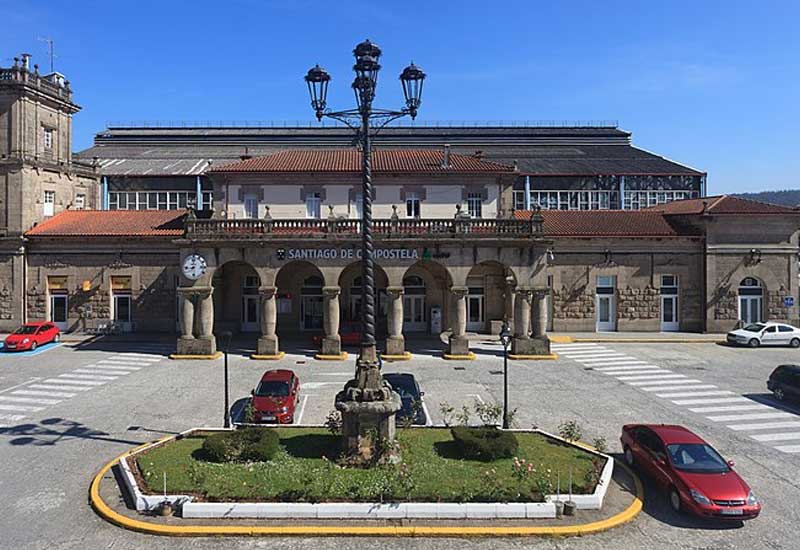 España Santiago De Compostela La Coruña, Estación De Tren La Coruña, Estación De Tren Santiago De Compostela - Santiago De Compostela - España