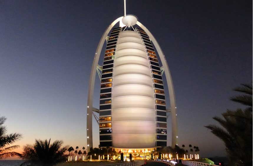 United Arab Emirates Dubai Burj Al Arab hotel Burj Al Arab hotel United Arab Emirates - Dubai - United Arab Emirates