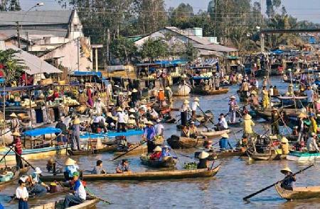 Mercado Flotante de Phung Hiep