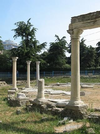 Albania Durres  Baños romanos. Baños romanos. Albania - Durres  - Albania