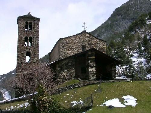 Andorra Canillo  Iglesia de  Sant Joan de Caselles Iglesia de  Sant Joan de Caselles Canillo - Canillo  - Andorra