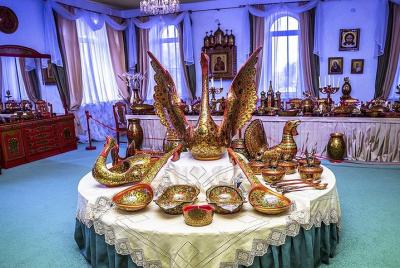 Tour privado de Nizhny Novgorod a Semenov. Pintura Khokhloma