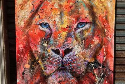 Clase de pintura acrílica