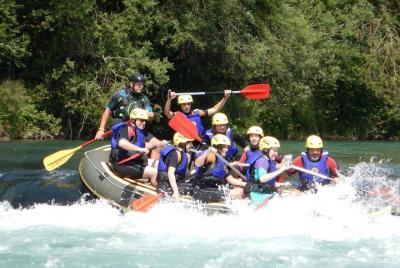 rafting en el río sava en bled eslovenia, el mejor viaje de rafti