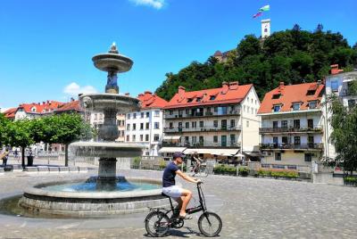 Recorrido turístico por Ljubljana en bicicletas eléctricas