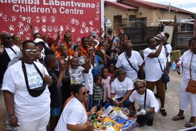 Respetuosa visita de hogar de acogida