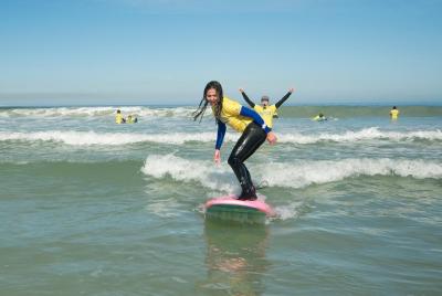 Lección de surf para principiantes