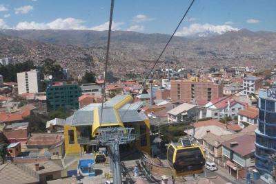 Recorrido en teleférico en La Paz