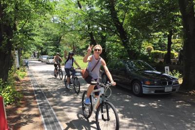 Tour en bicicleta para grupos pequeños en Tokio
