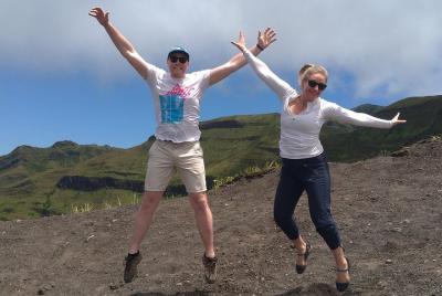 Caminata al volcán La Soufriere con taxi y tours de Fraser