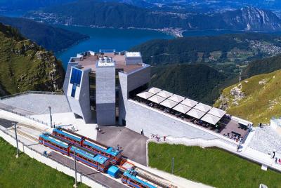 Ida y vuelta al Monte Generoso en tren de cremallera desde el lag