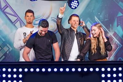 Entrada del Museo de cera Madame Tussauds de Ámsterdam